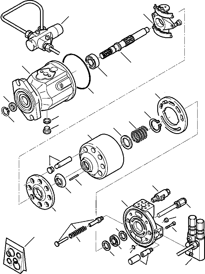 Part |$3. HYDRAULIC PUMP - HOUSING AND INTERNAL PARTS [H6120-01A1]