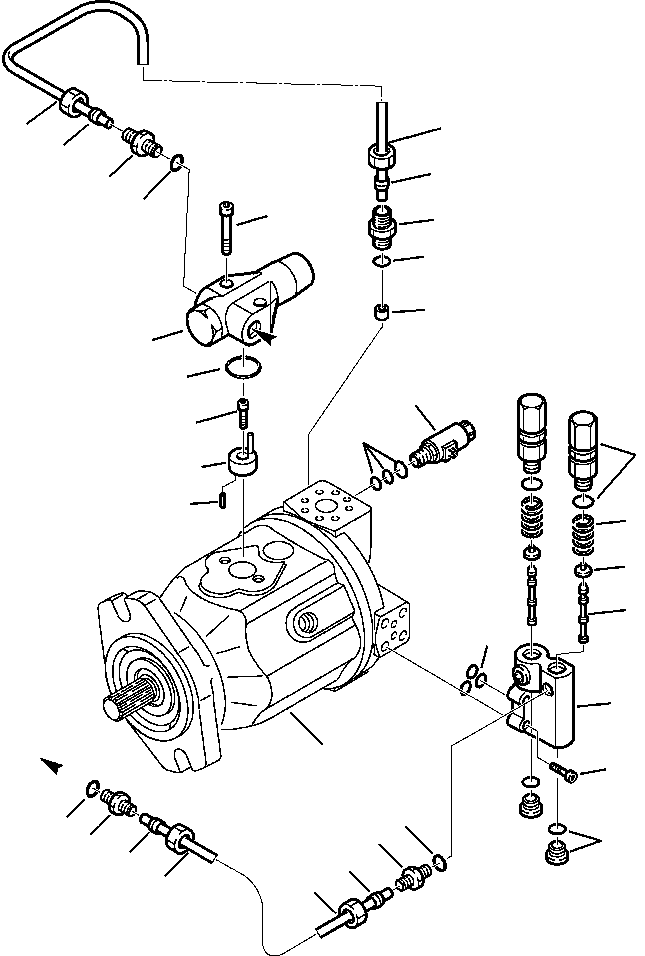 Part |$5. HYDRAULIC PUMP - VALVES AND PIPING [H6130-01A1]