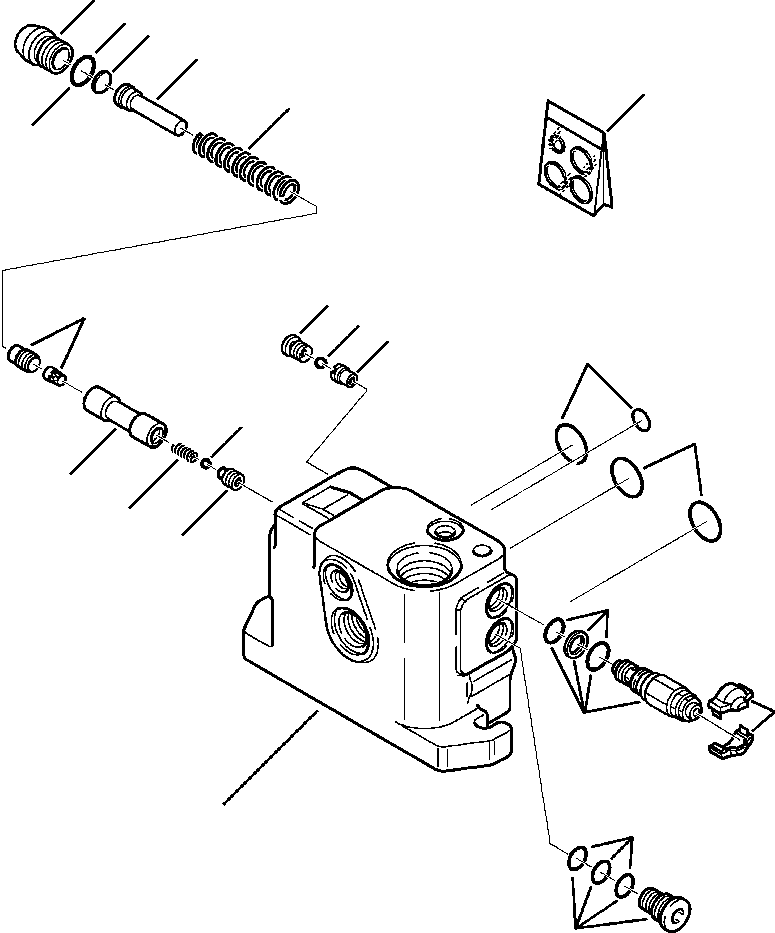 Part |$7. LOADER CONTROL VALVE - INLET SECTION - GP BUCKET [H6200-01A1]