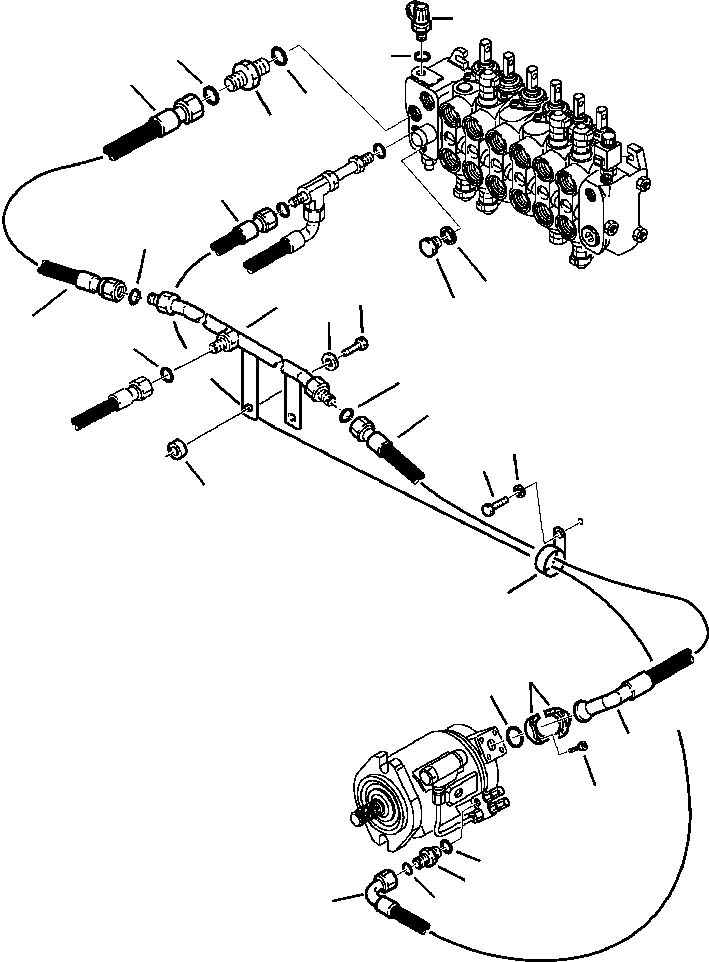 Part |$50. HYDRAULIC PIPING - DELIVERY LINE [H6500-01A2]