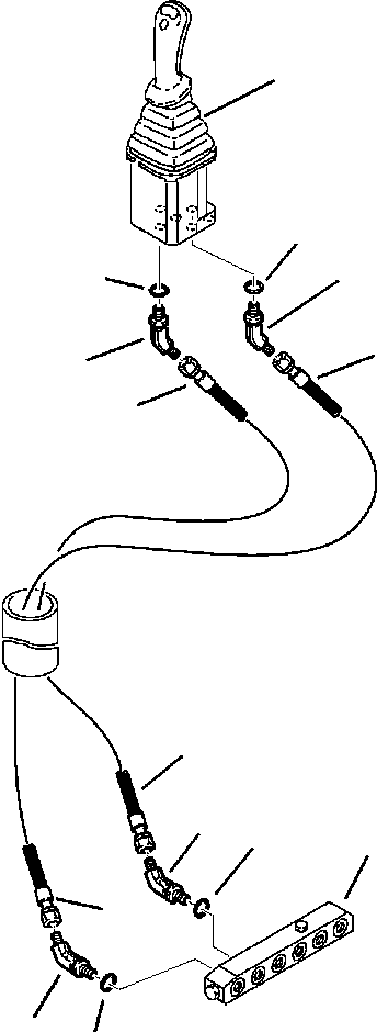 Part |$61. PPC SYSTEM - PIPING - PPC VALVE TO MANIFOLD, ARM [H6566-P2A3]