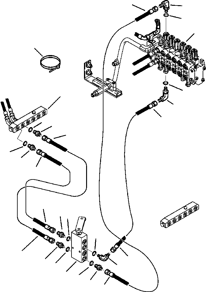 Part |$62. PPC SYSTEM - PIPING - MANIFOLD TO PATTERN CHANGE TO ARM SECTION [H6566-P2A4]