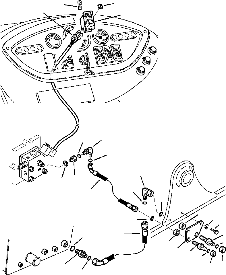 Part |$102. JACK HAMMER PIPING - SWITCH AND REMOTE LINES [H6925-01A2]