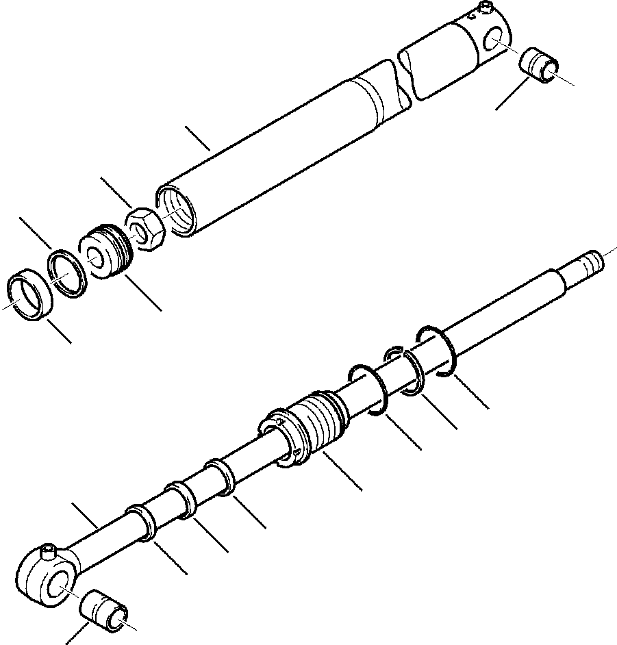 Part |$117. BACKHOE CYLINDER - BUCKET [H7008-01A0]