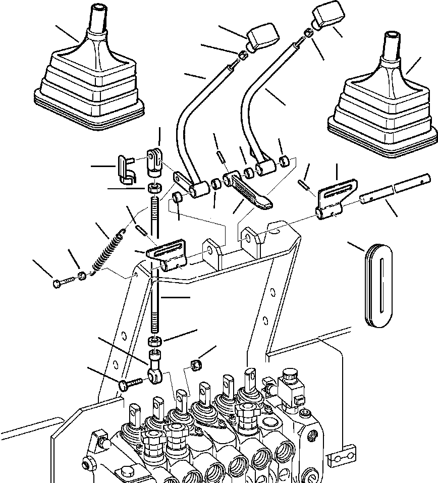 Part |$7. BACKHOE OUTRIGGER CONTROL LEVERS [K4410-01A0]