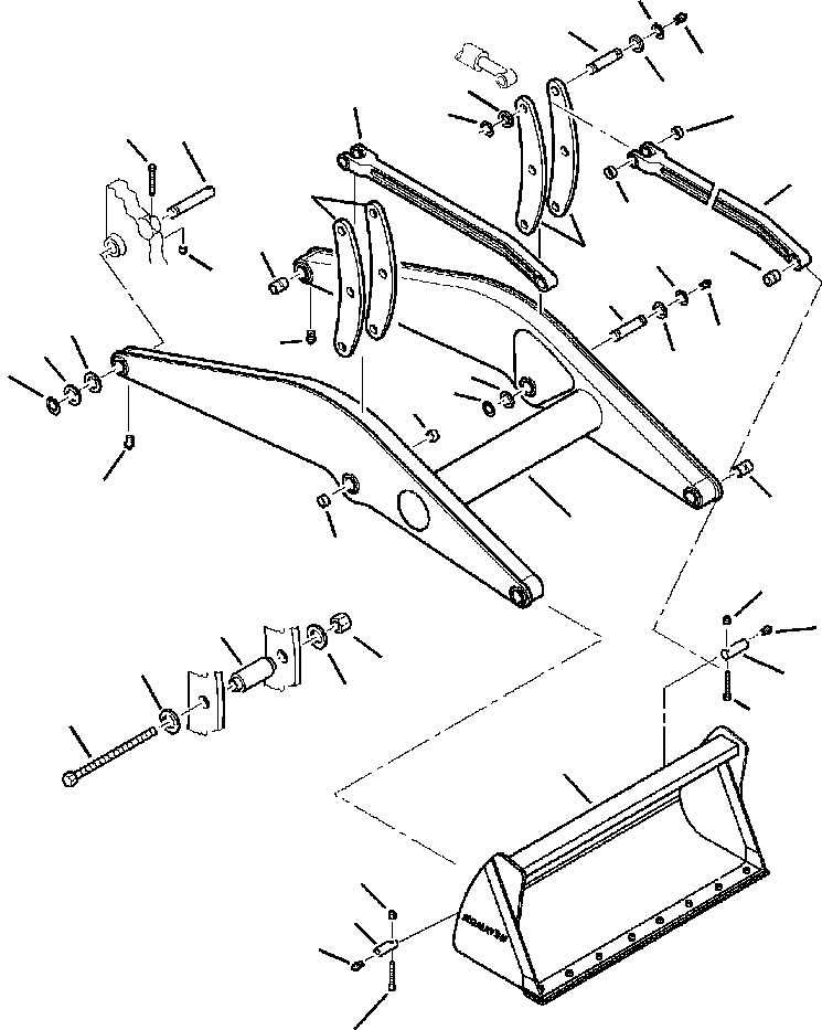 Part |$0. LOADER BOOM AND BUCKET [T1000-01A0]