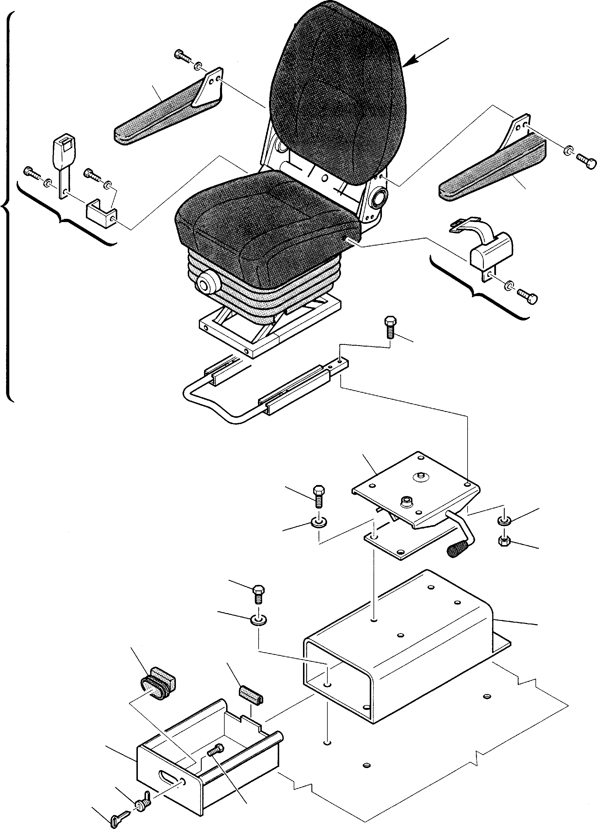 Part 23. OPERATOR'S SEAT SUPPORT (FOR CABIN) [5700]