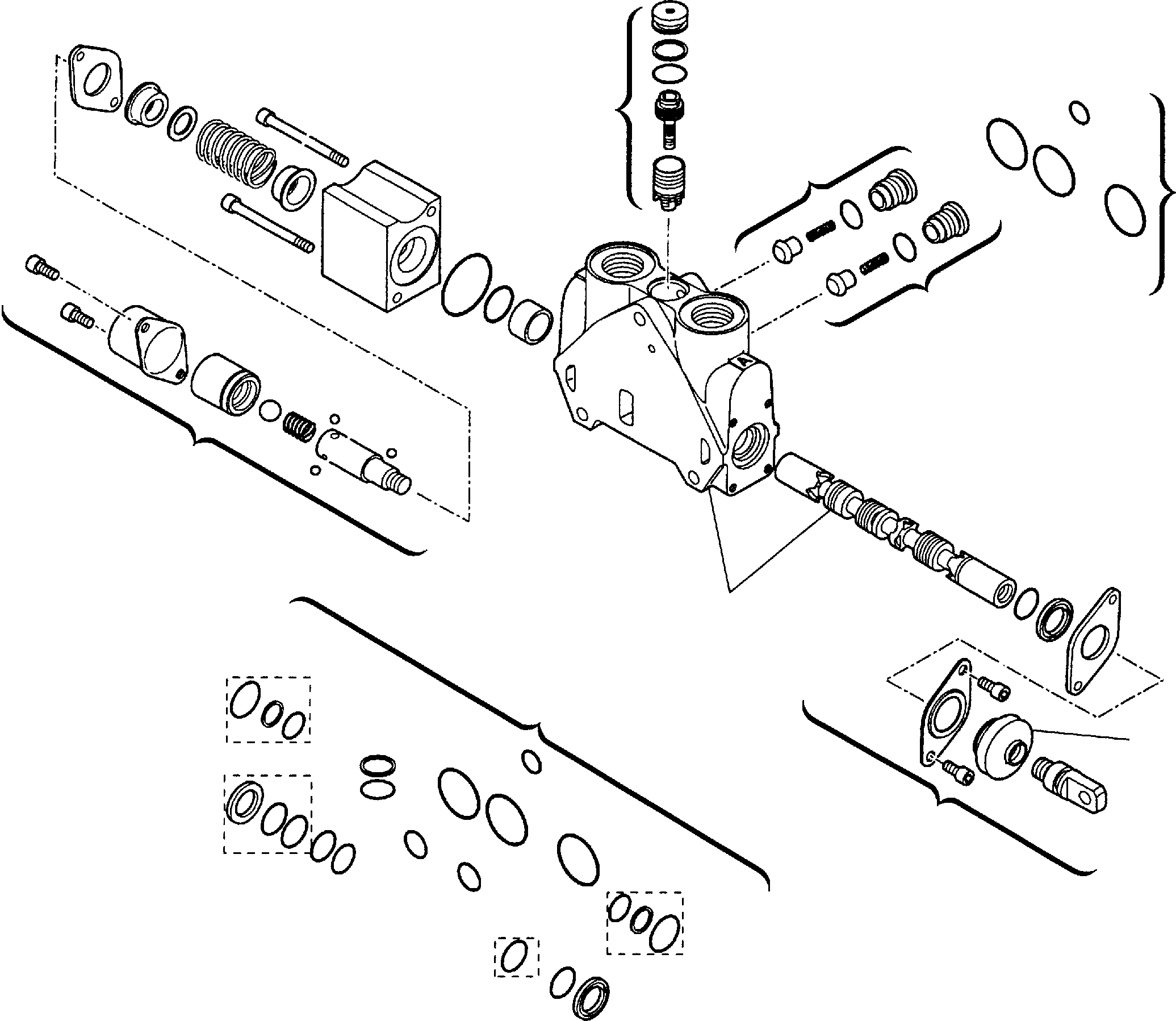 Part 7. SHOVEL CONTROL VALVE (3/4) (WITH RETURN TO DIG) [6210]