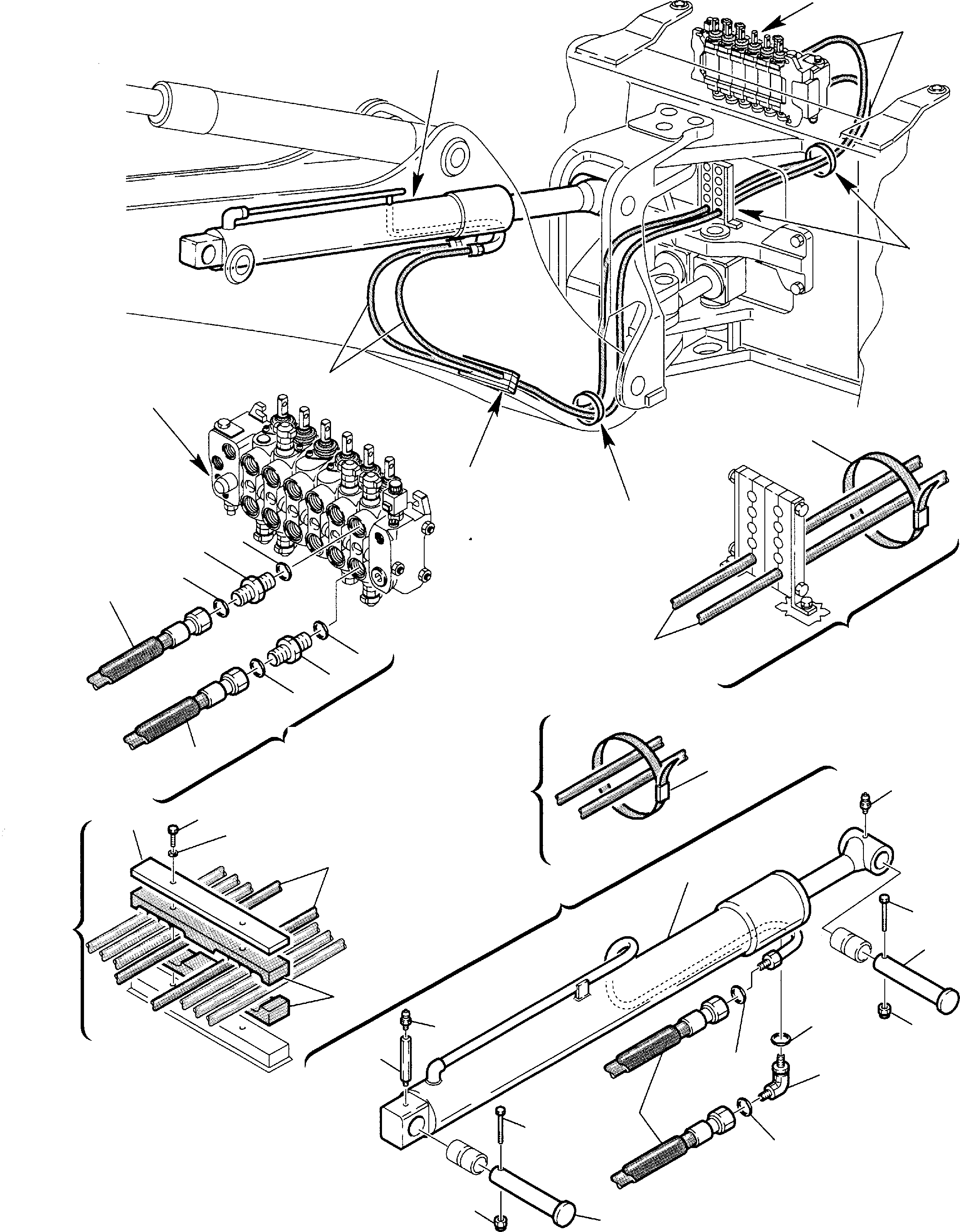 Part 50. HYDRAULIC PIPING (BOOM CYLINDER LINE) [6720]