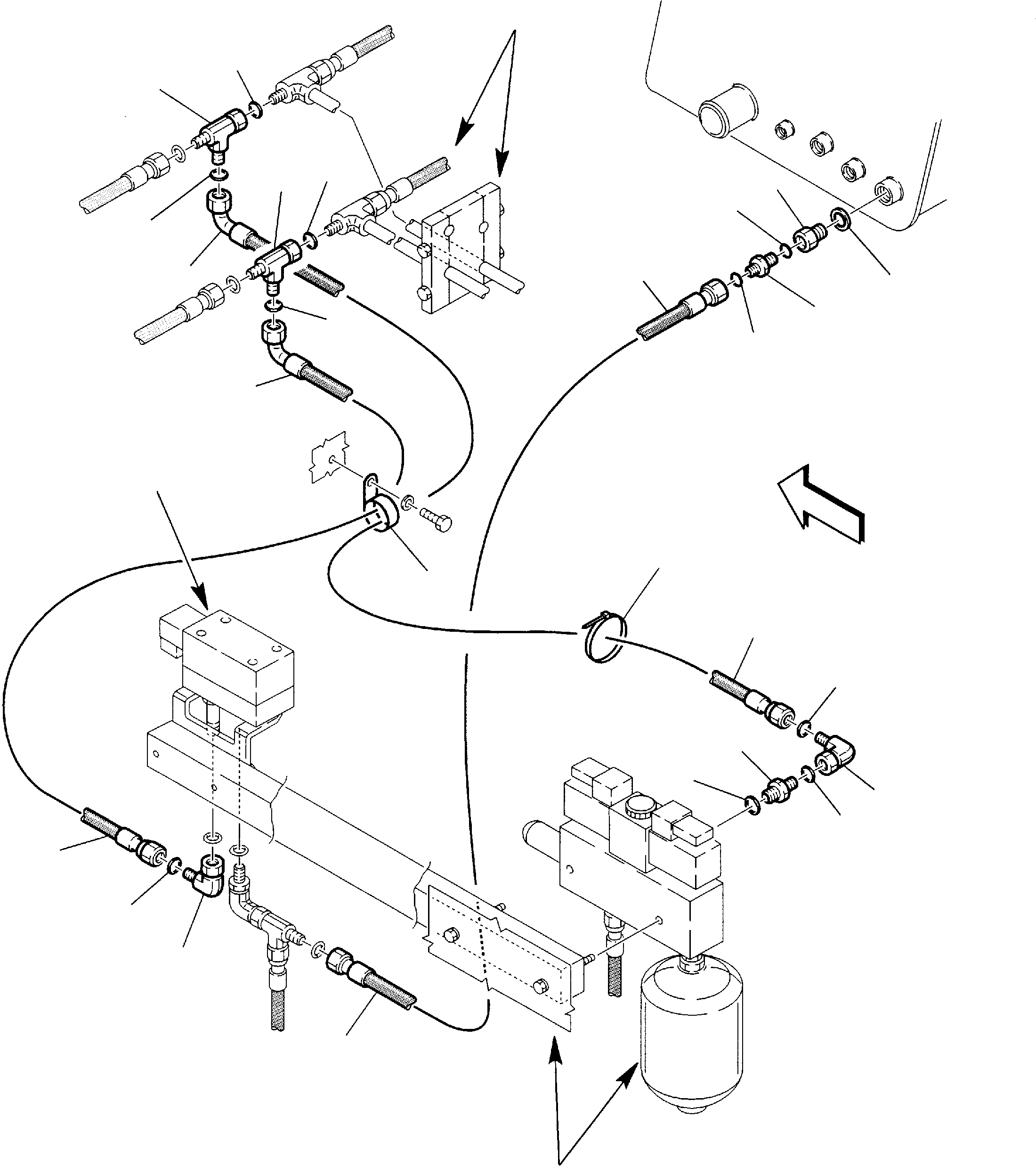 Part 68. HYDRAULIC PIPING (RIDE CONTROL) (2/2) (OPTIONAL) [6910]