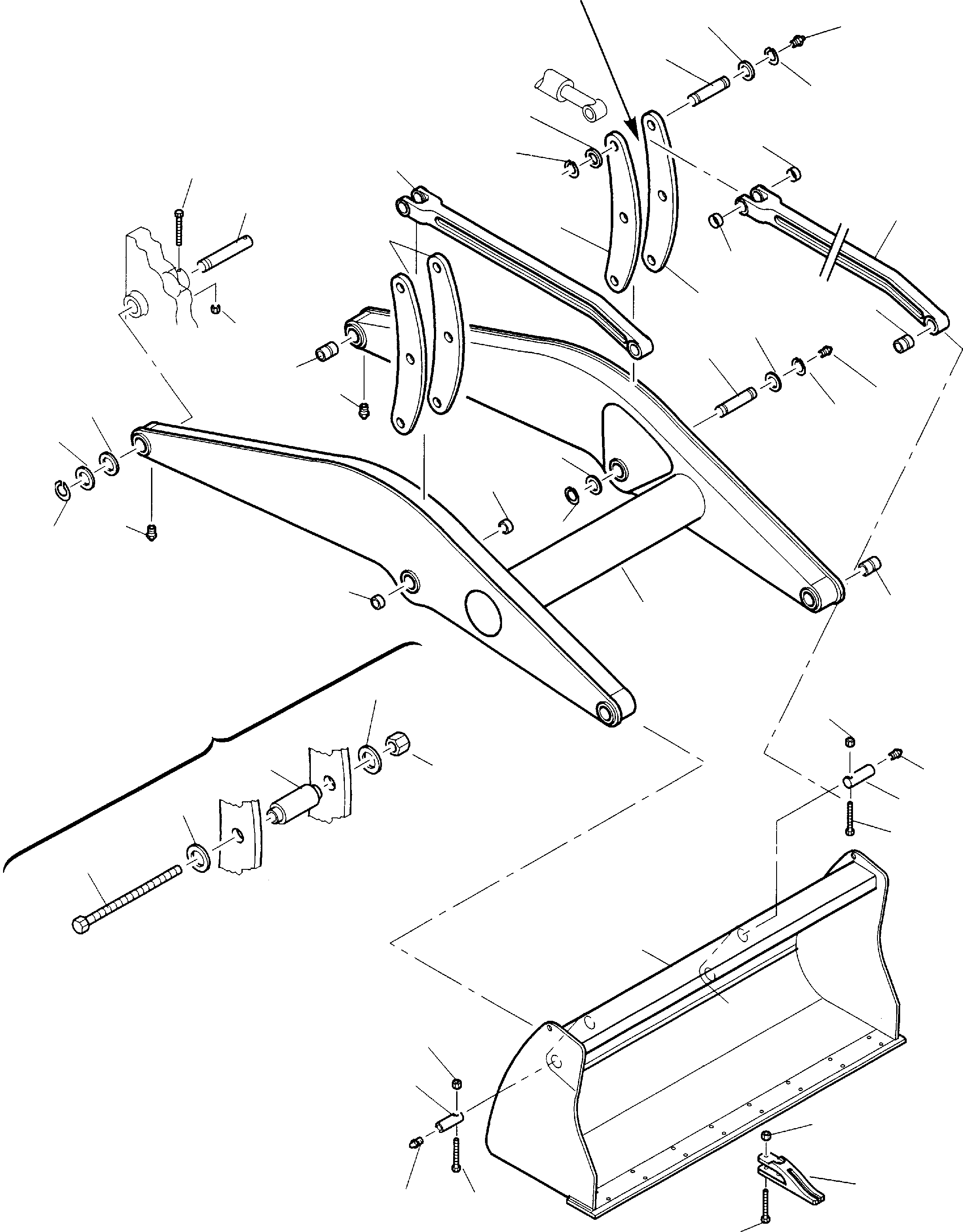 Part 1. SHOVEL BUCKET AND ARM (USA) [7000]