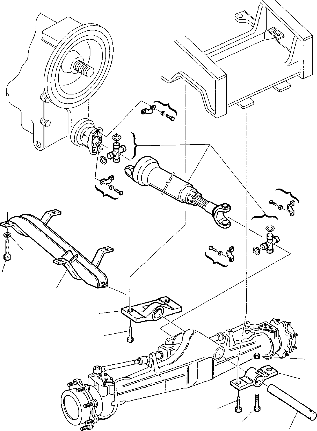 Part 3. FRONT PROPELLER SHAFT AND FRONT AXLE FIXING (4WD) [3200]