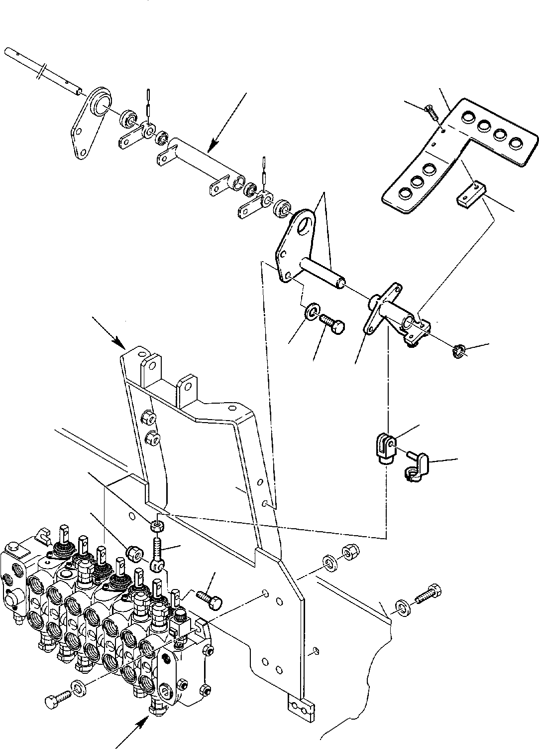 Part 14. BACKHOE CONTROL PEDAL (RIGHT SIDE) - KOMATSU LAYOUT CONTROL [4530]