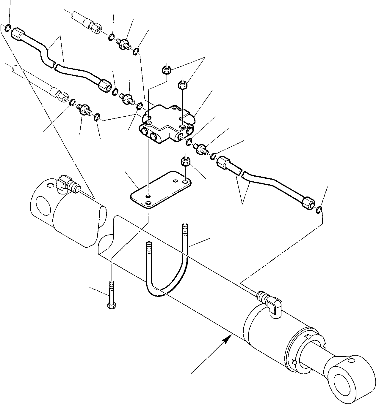 Part 50. HYDRAULIC PIPING (ARM CYLINDER LINE) (SAFETY VALVE) [6735]