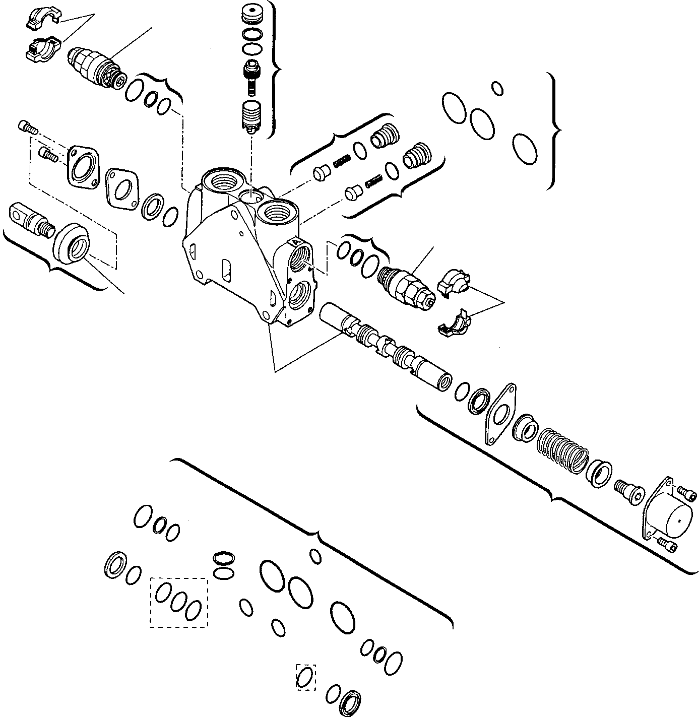 Part 17. BACKHOE CONTROL VALVE (4/8) [6305]