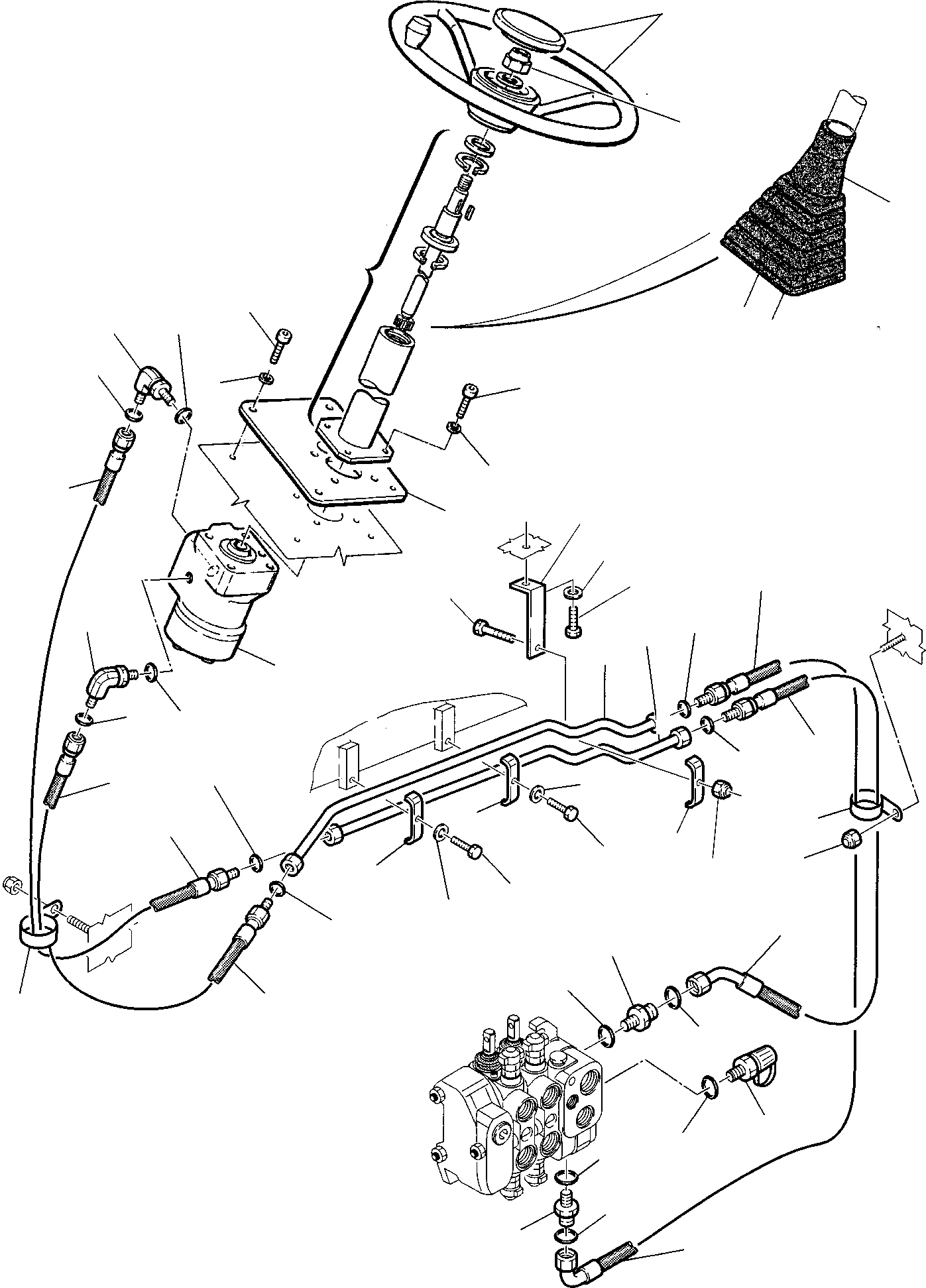 Part 31. HYDRAULIC PIPING (STEERING LINE) (1/2) [6550]