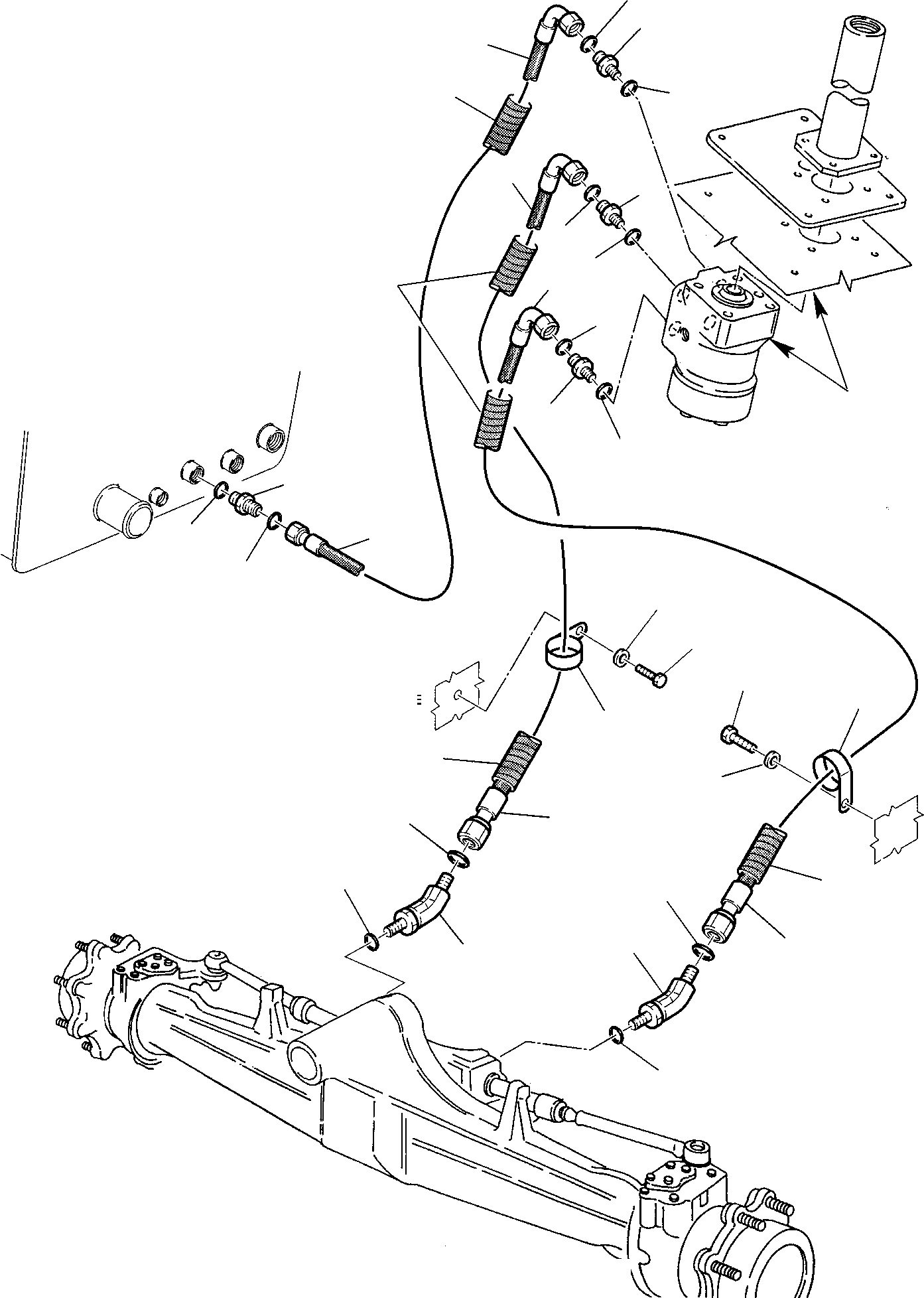 Part 32. HYDRAULIC PIPING (STEERING LINE) (2/2) [6560]