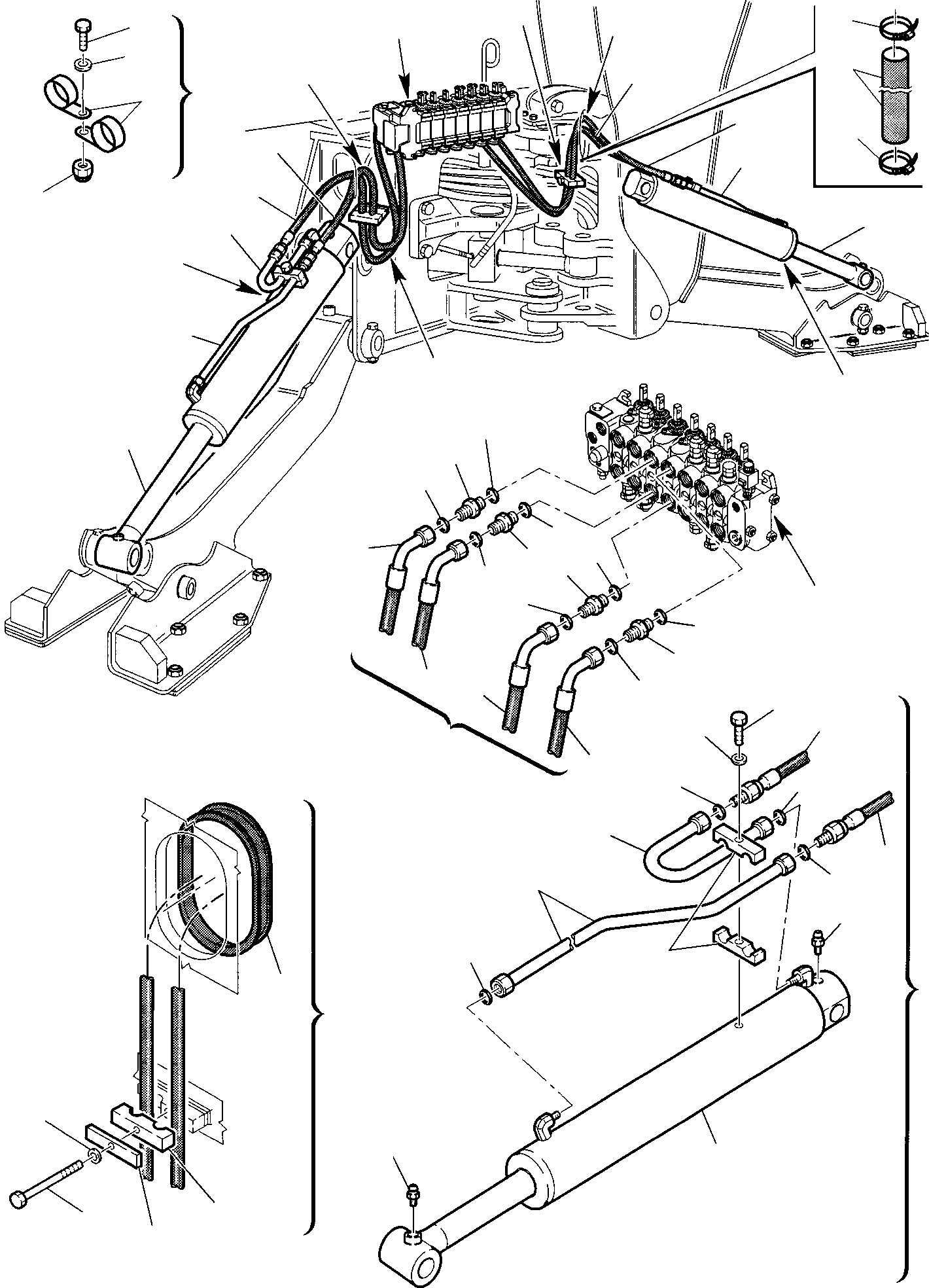 Part 54. HYDRAULIC PIPING (OUTRIGGER CYLINDER LINE) [6780]