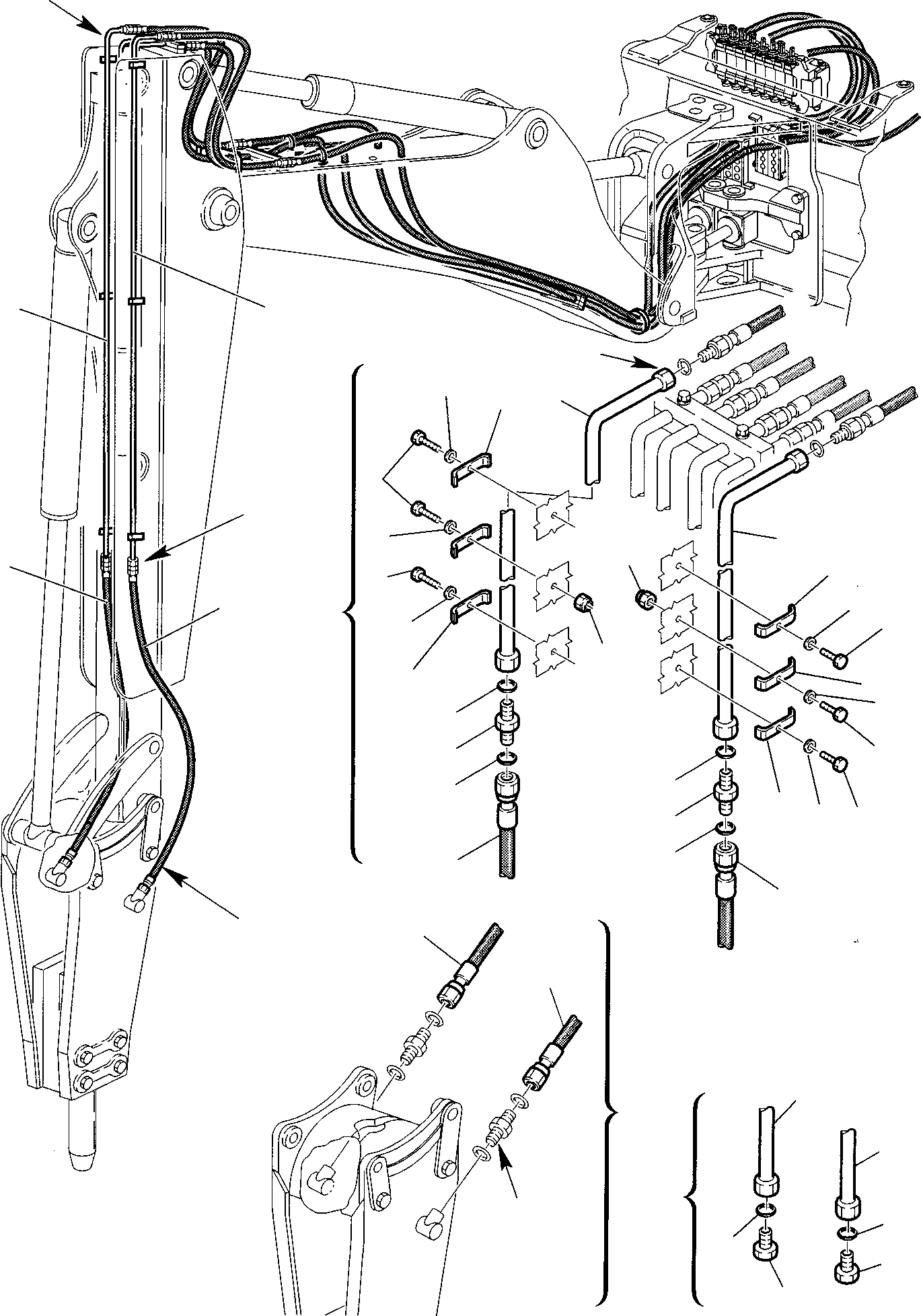 Part 63. HAMMER HYDRAULIC PIPING WITH JIG ARM (2/2) [6870]