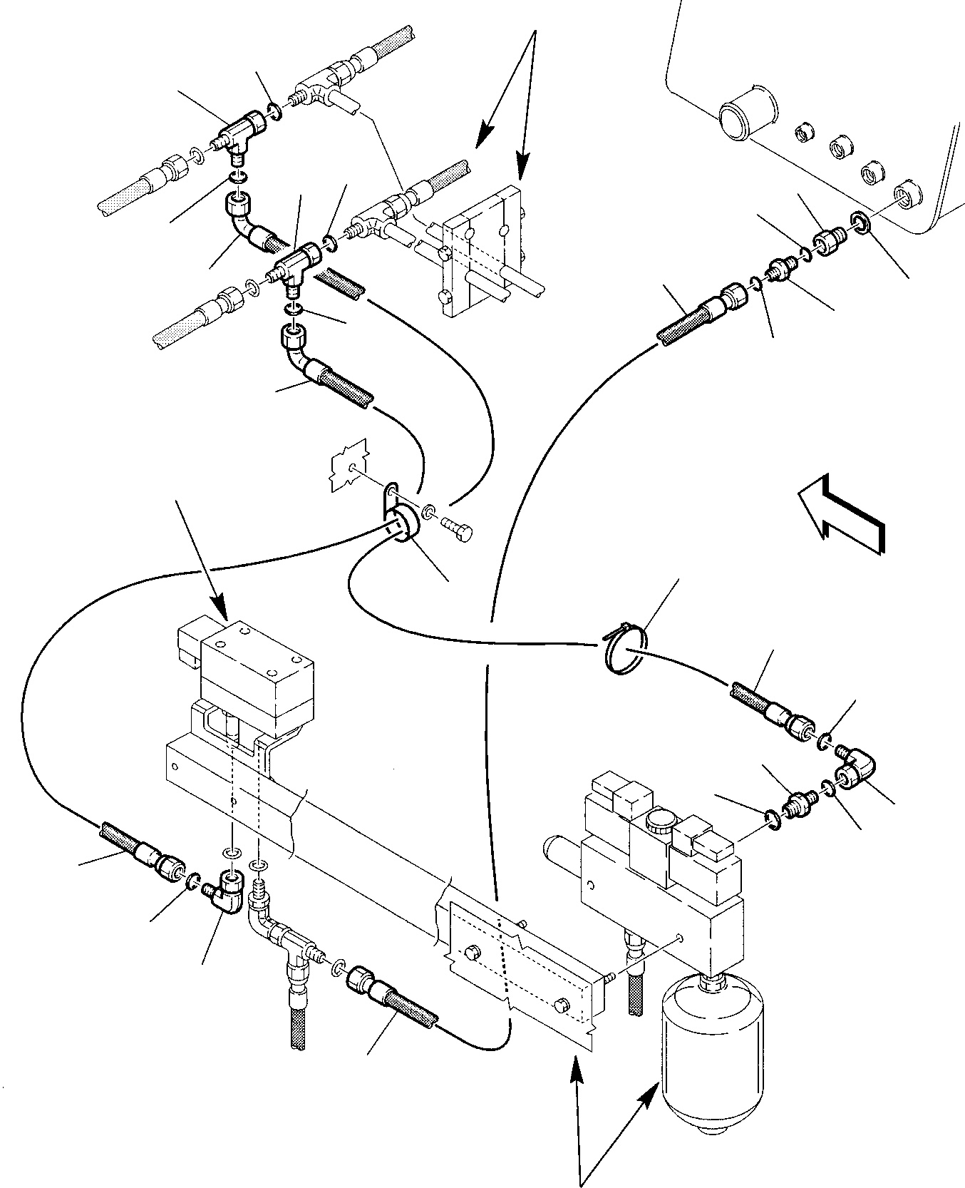 Part 65. HYDRAULIC PIPING (RIDE CONTROL) (2/2) (OPTIONAL) [6910]