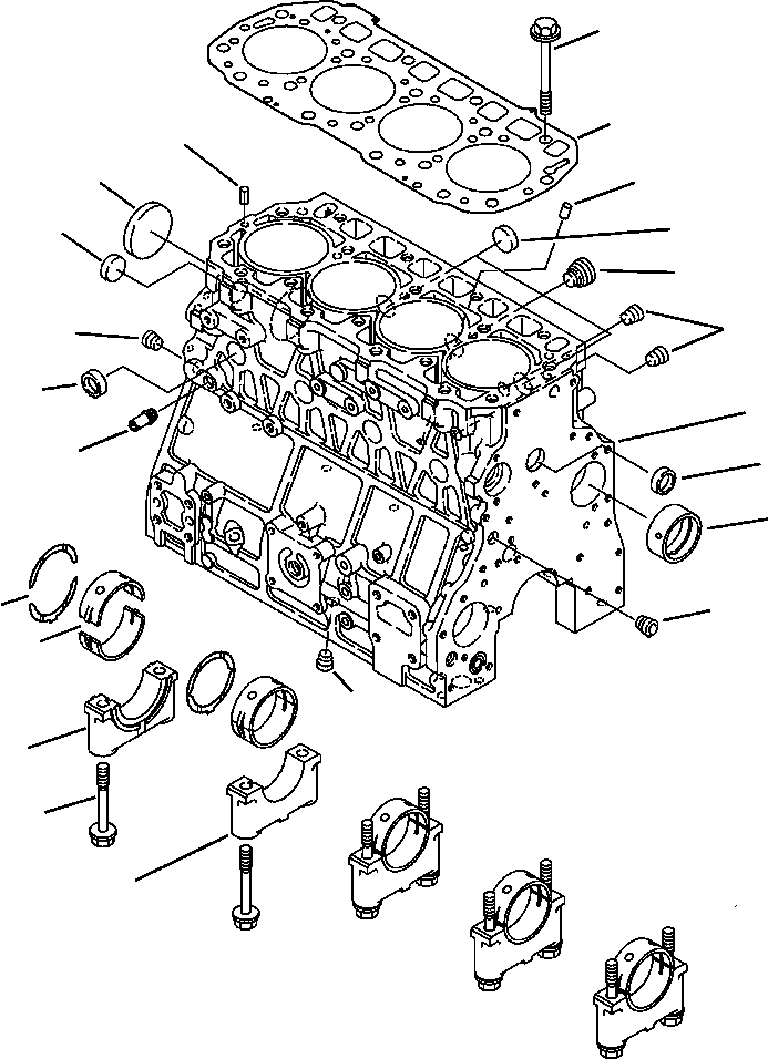 Part |$14. TIER II ENGINE - CYLINDER BLOCK [A0110-01A1]