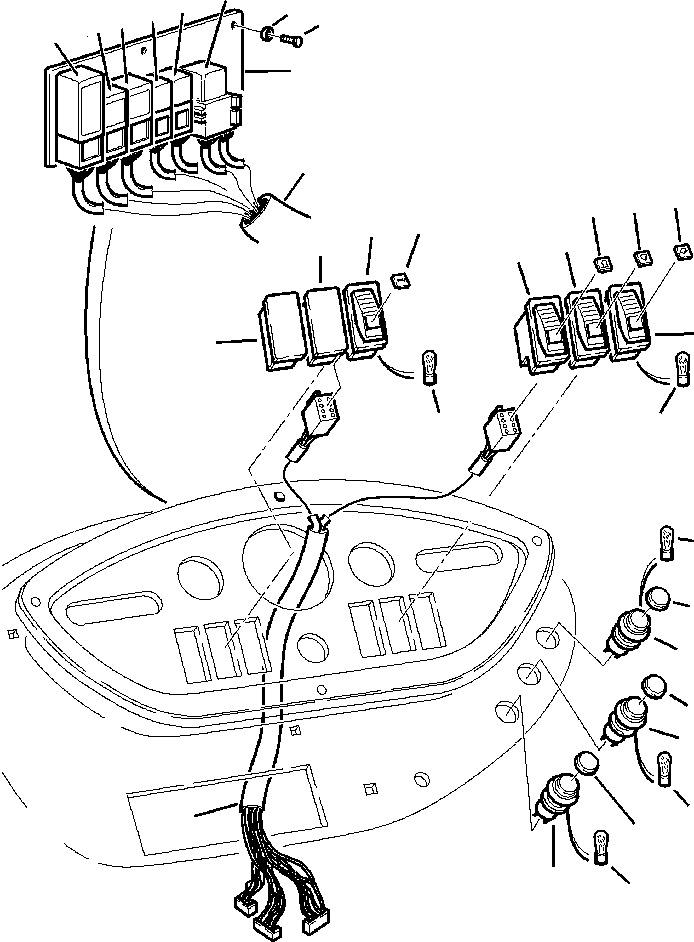 Part |$8. SIDE DASHBOARD - SWITCHES AND RELAYS [E1401-01A8]