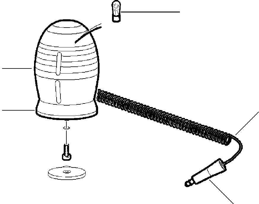 Part |$25. ROTARY BEACON [E1605-01A0]