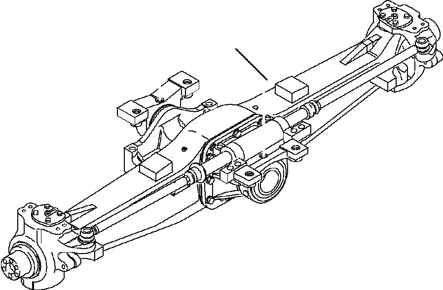 Part |$24. FRONT AXLE - COMPLETE ASSEMBLY [F3400-01A0]