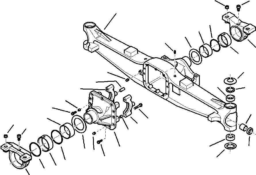 WB150AN1 WBF20000A18 IG. F3400-01A1 FRONT AXLE - HOUSING AND SUPPORTS