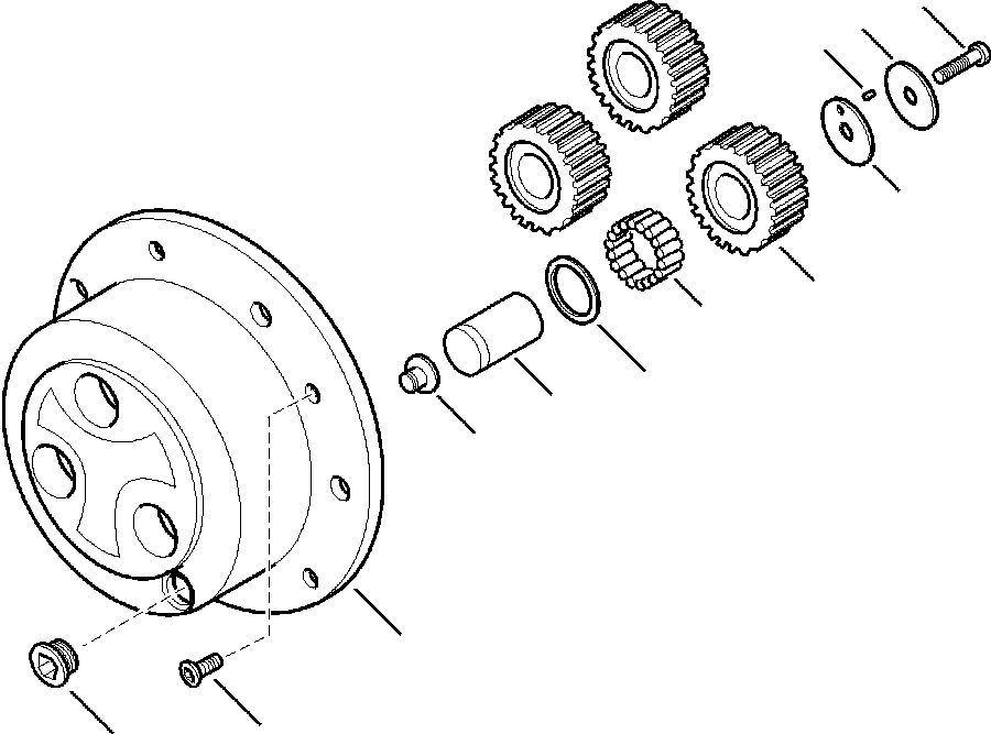 Part |$43. REAR AXLE - PLANETARY CARRIER [F3500-02A0]