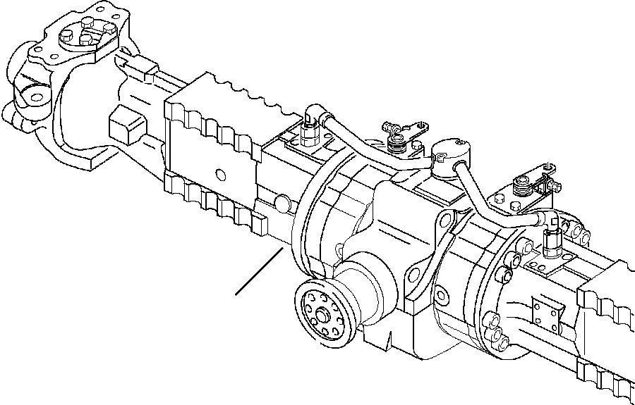 Part |$33. REAR AXLE - COMPLETE ASSEMBLY [F3500-01A0]