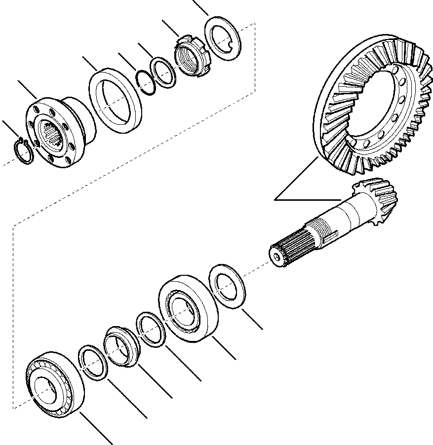 Part |$37. REAR AXLE - RING AND PINION GEAR [F3500-01A4]