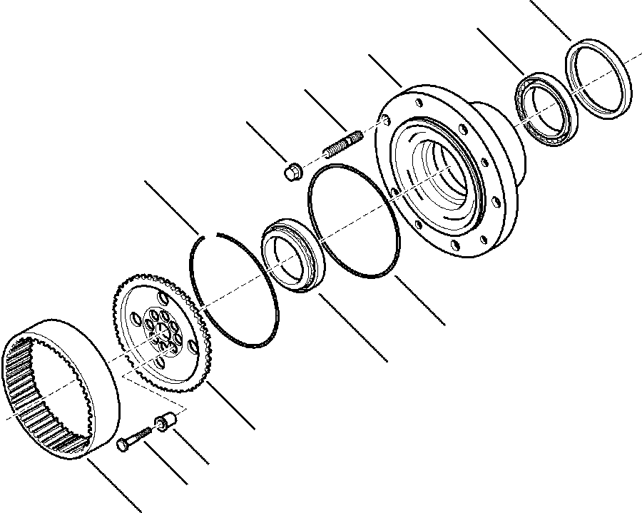 Part |$42. REAR AXLE - WHEEL HUB [F3500-01A9]