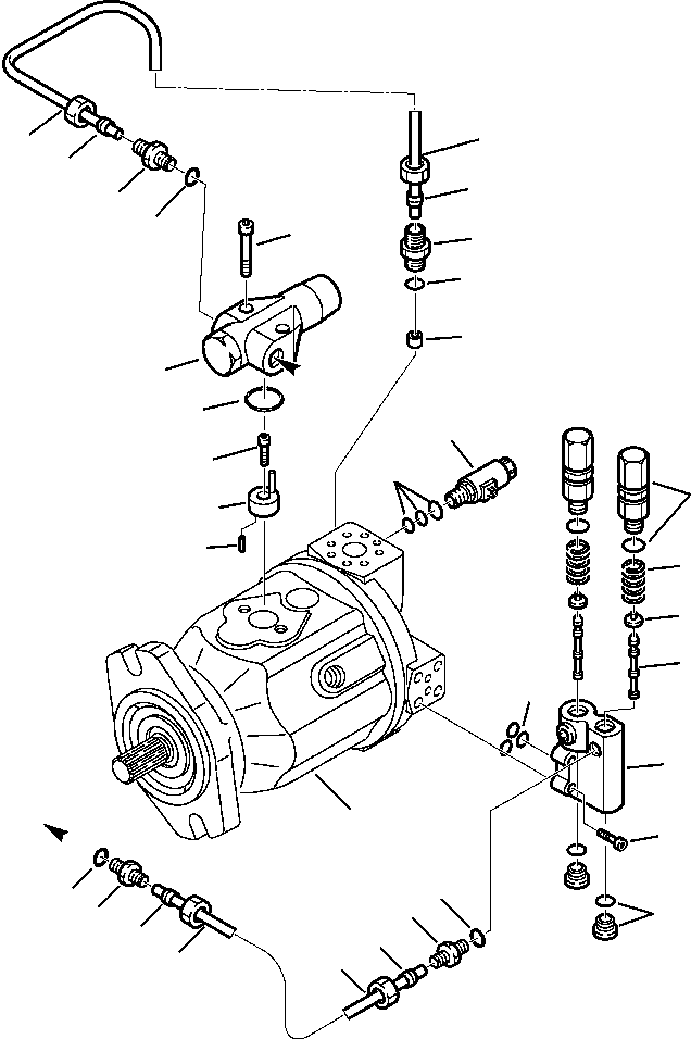 Part |$10. HYDRAULIC PUMP - VALVES AND PIPING [H6130-01A1]