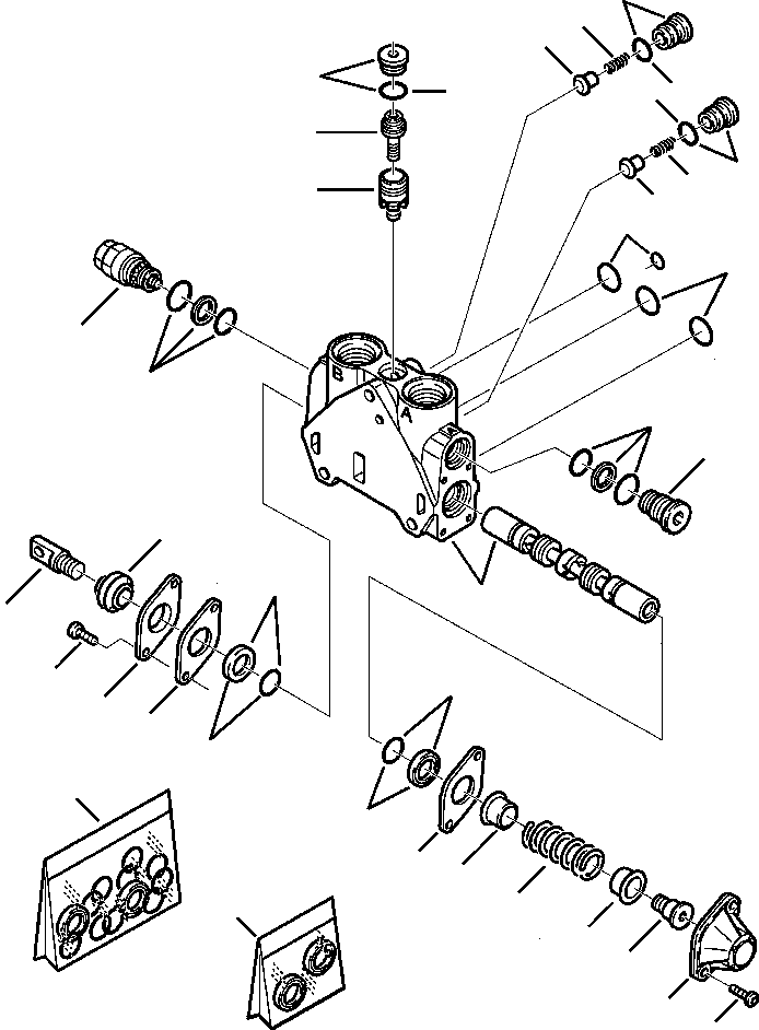 Part |$52. BACKHOE VALVE - TELESCOPIC ARM SECTION [H6305-01A8]