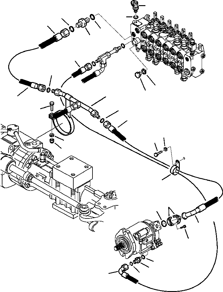 Part |$55. HYDRAULIC PIPING - DELIVERY LINE [H6500-01A2]