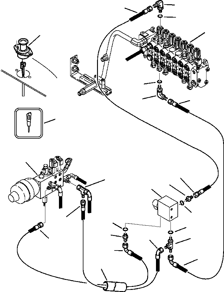 Part |$71. PPC SYSTEM - PIPING - SUPPLY VALVE TO HAMMER SECTION [H6566-P2A7]