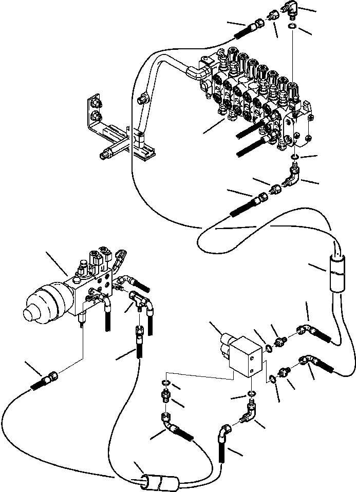 Part |$72. PPC SYSTEM - PIPING - SUPPLY VALVE TO TELESCOPIC ARM SECTION [H6566-P2A8]