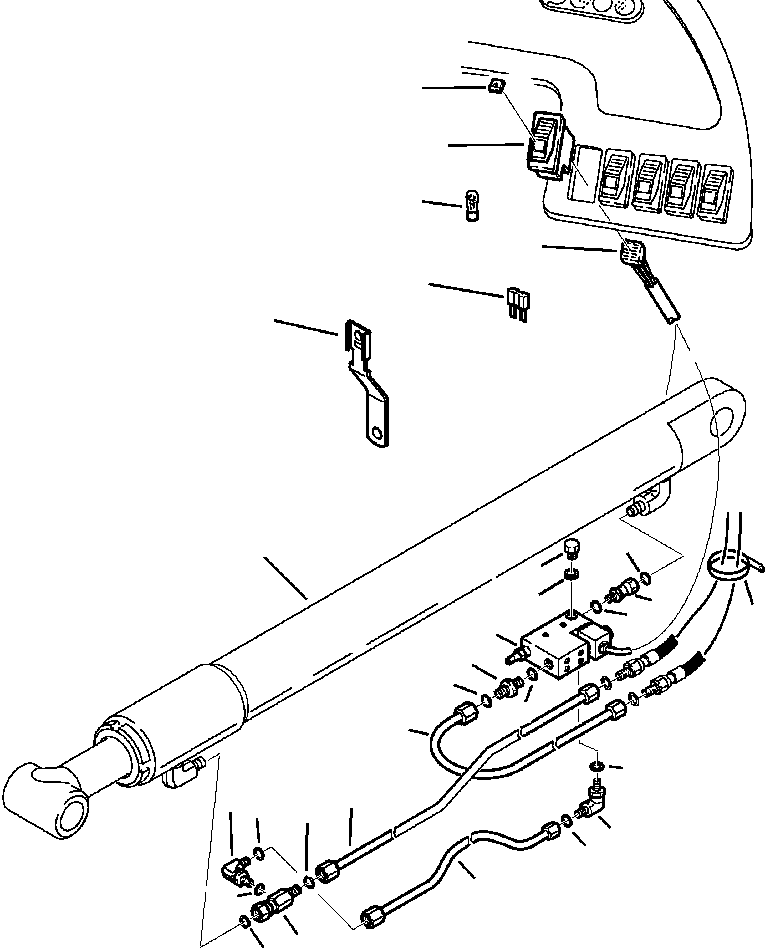 Part |$78. LOADER PIPING - BOOM CYLINDER ELECTRIC SAFETY VALVE [H6600-01A4]