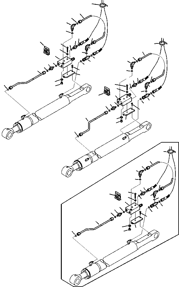 Part |$82. LOADER PIPING - BUCKET CYLINDER SAFETY VALVE [H6600-01A8]