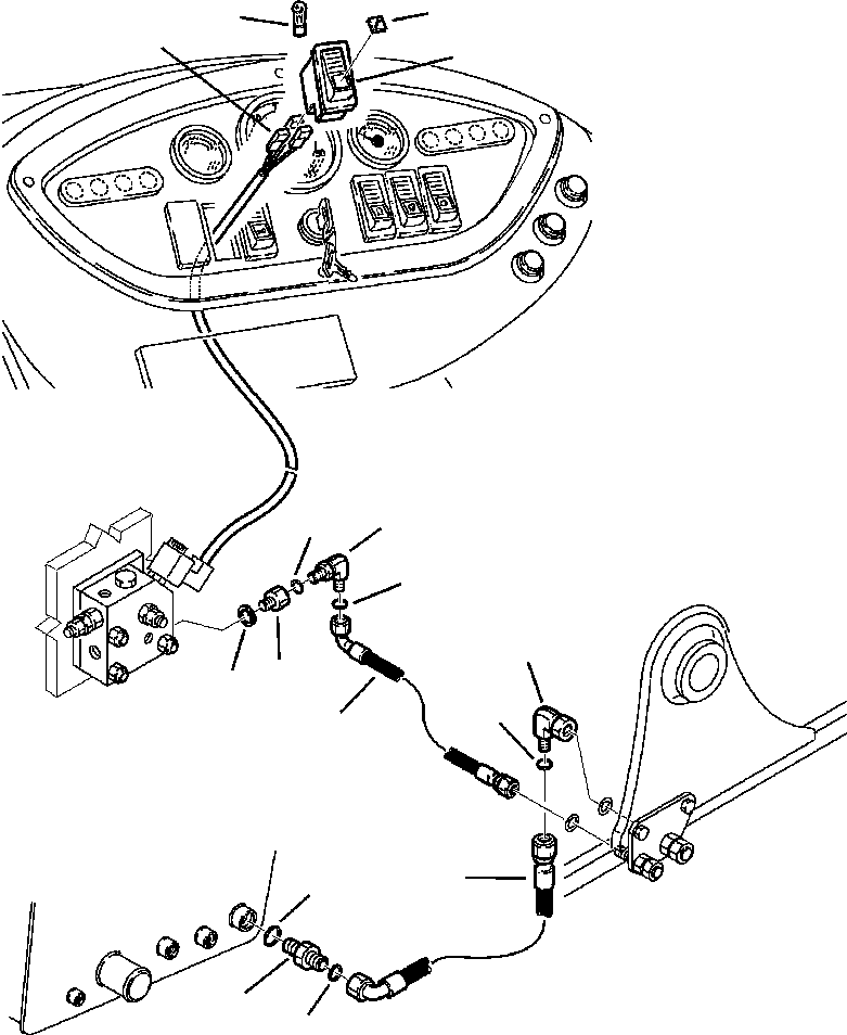 Part |$109. JACK HAMMER PIPING - SWITCH AND REMOTE LINES [H6925-01A2]