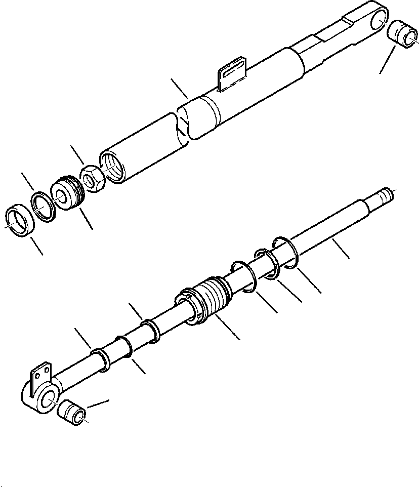 Part |$116. LOADER CYLINDER - RIGHT BUCKET [H7001-01A1]