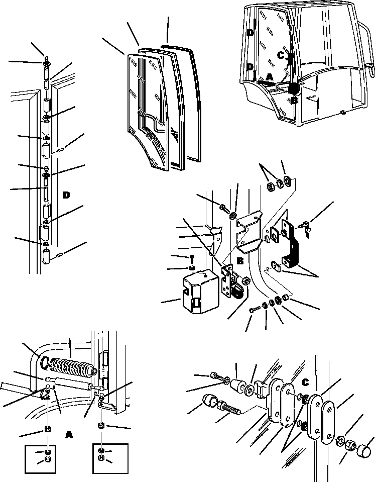 Part |$24. CAB - RIGHT DOOR [K5201-01A0]