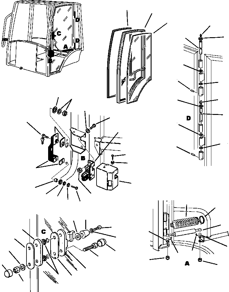 Part |$27. CAB - LEFT DOOR [K5201-01A3]