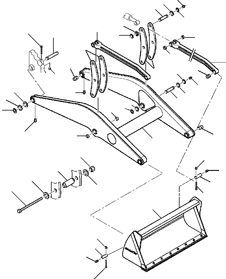 Part |$0. LOADER BOOM AND BUCKET [T1000-01A0]