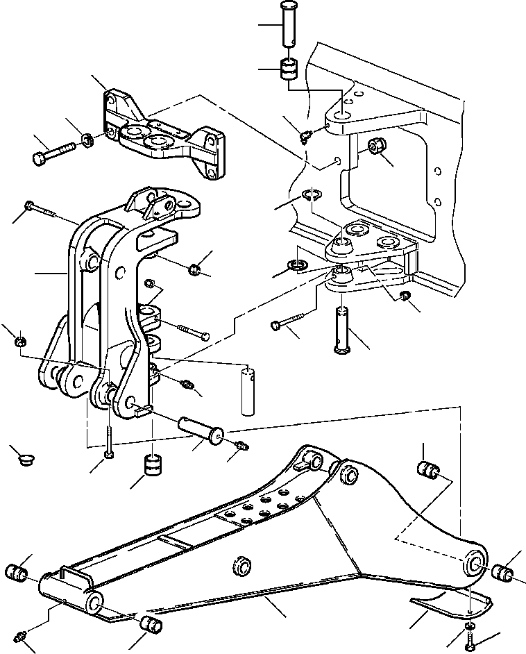 Part |$6. BACKHOE BOOM AND SWING BRACKET [T2000-01A0]