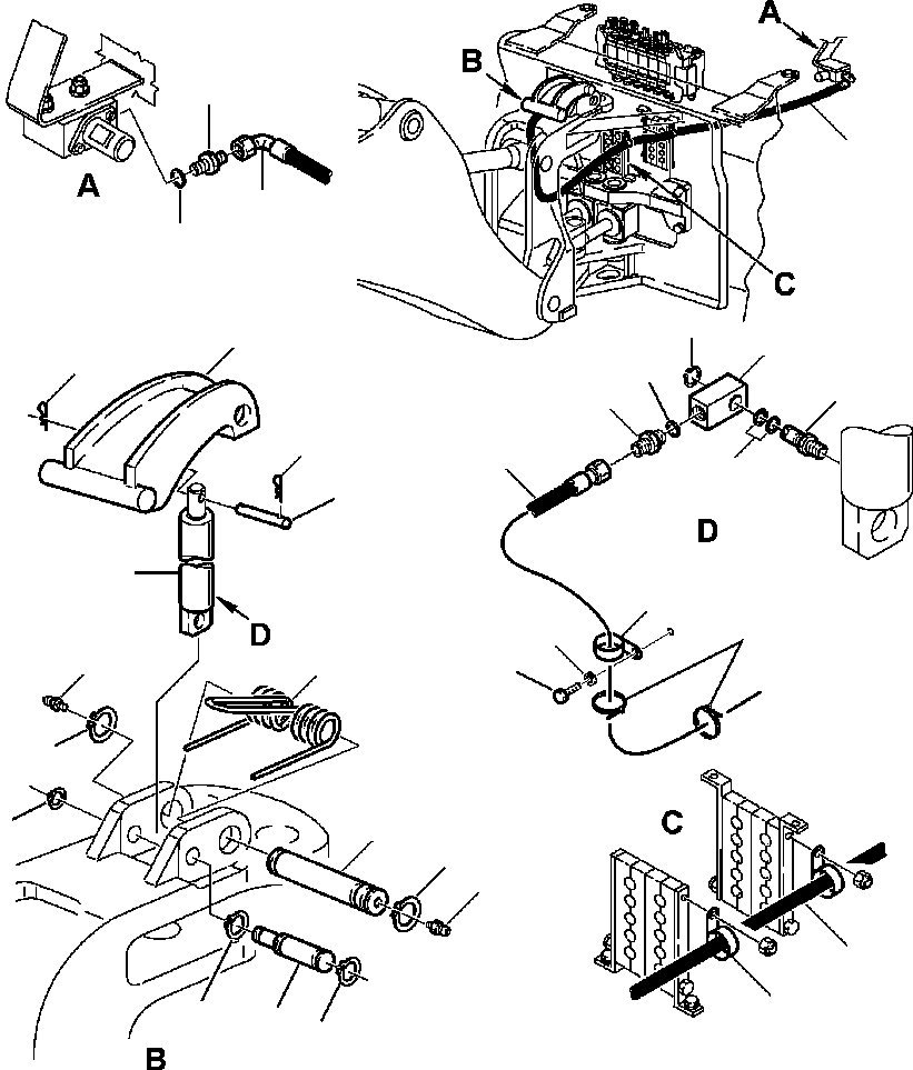 Part |$7. BACKHOE BOOM SAFETY LOCK [T2005-01A0]