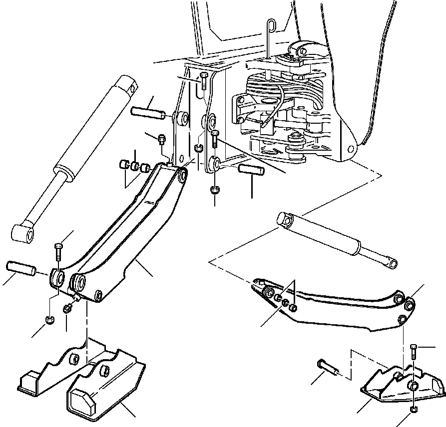 Part |$12. BACKHOE OUTRIGGERS - METAL PADS [T2020-01A0]