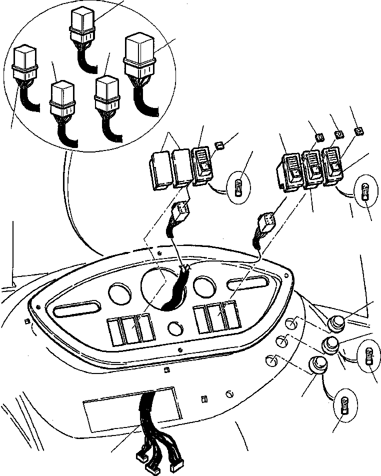 Part |$5. LATERAL DASHBOARD - SWITCH AND RELAY [E1440-02A0]