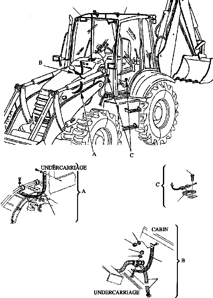 WB150AWN RXB01942 IG. E1550-03A0 ELECTRICAL SYSTEM - CAB WIRING